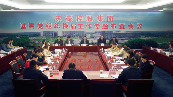 蘇豪控股集團(tuán)召開(kāi)基層黨組織換屆工作專題布置會(huì)議