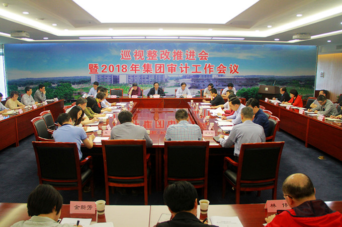 集團(tuán)召開巡視整改推進(jìn)會暨2018年審計工作會議