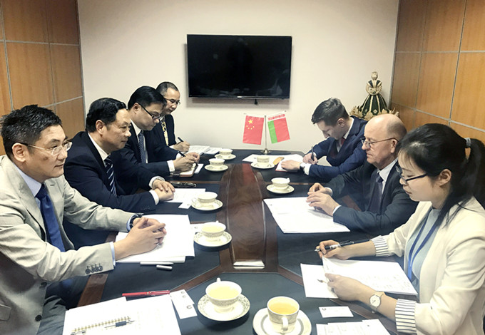王正喜董事長(zhǎng)率隊(duì)拜訪白俄羅斯駐上?？傤I(lǐng)事館